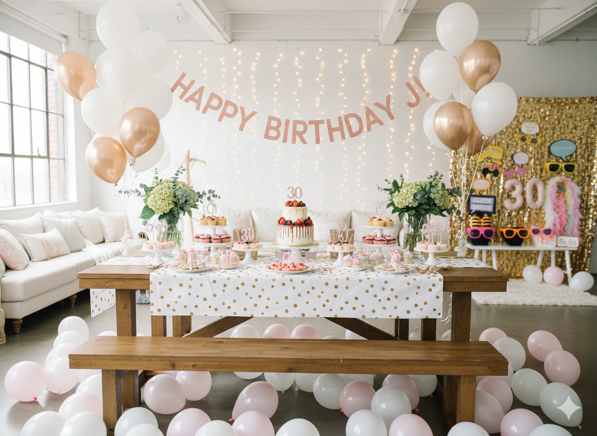 Birthday party decoration